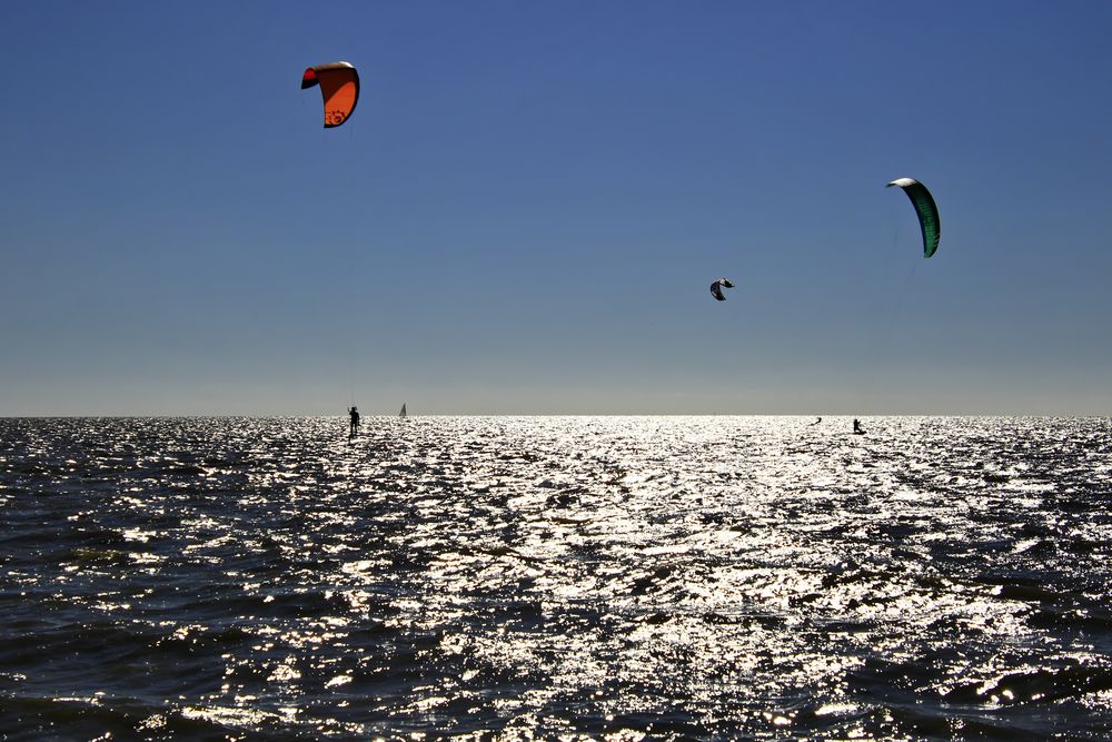 Kitesurfen auf der Nordsee