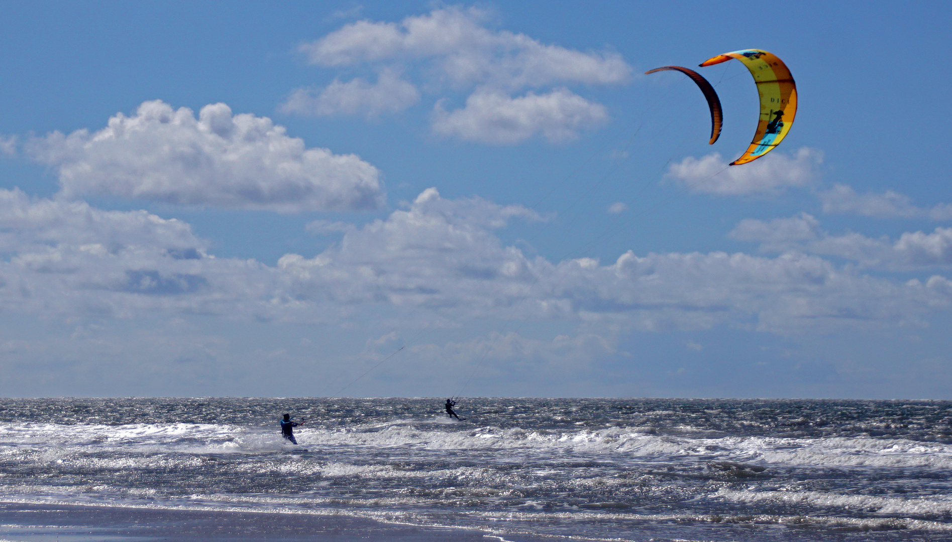 Kitesurfen auf Norderney