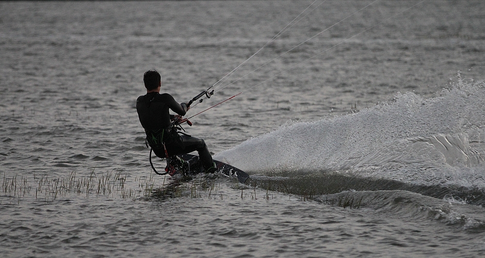 Kitesurfen im Watt