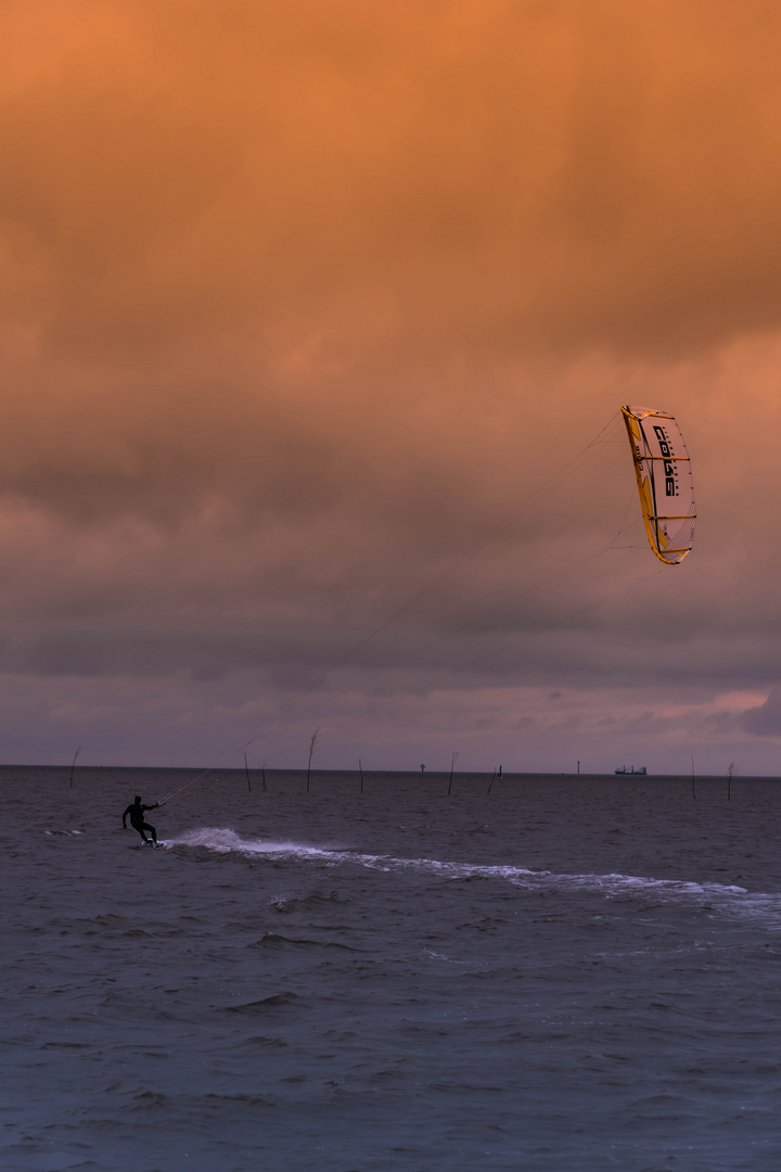 Kitesurfen in Wremen 