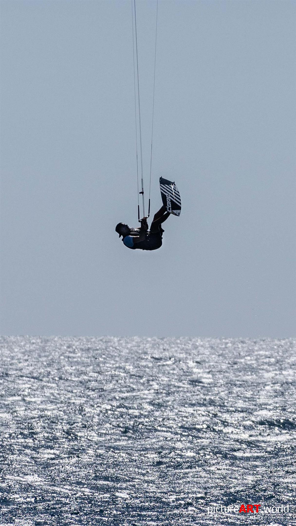 Kitesurfen mit Mike