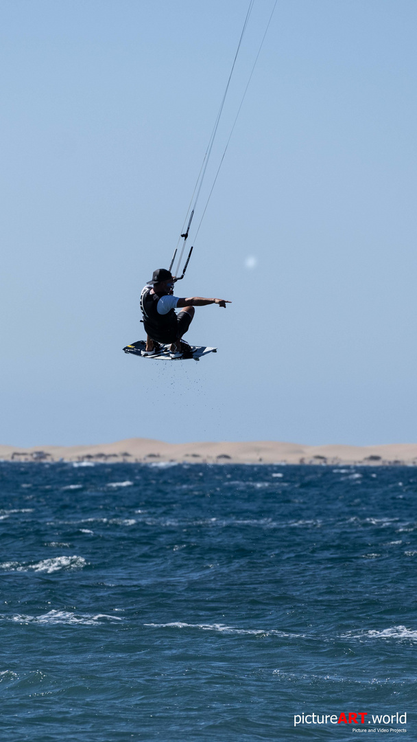 Kitesurfen mit Mike