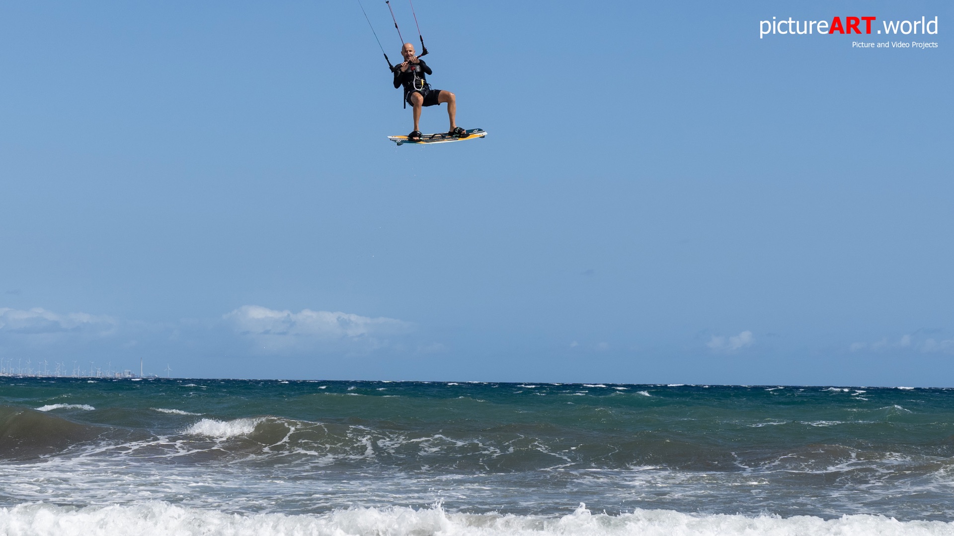 Kitesurfen mit Victor