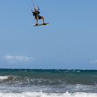 Kitesurfen mit Victor