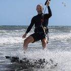 Kitesurfen mit Victor