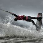 Kitesurfer am Neusiedlersee