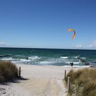 Kitesurfer am Strand von Zingst