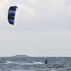 Kitesurfer am Südstrand
