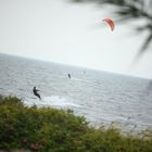 Kitesurfer an der Nordsee