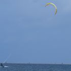 Kitesurfer auf Borkum