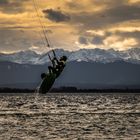 Kitesurfer auf dem Ammersee