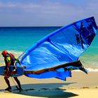 Kitesurfer auf den Kapverden