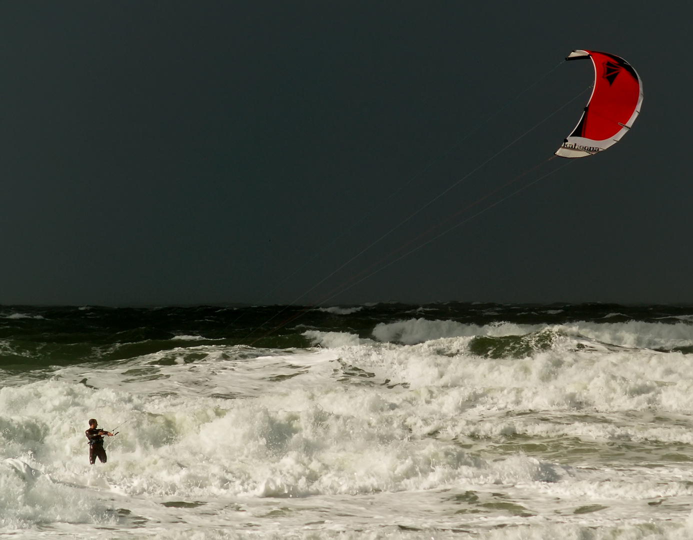 Kitesurfer auf Sylt