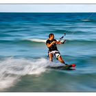 Kitesurfer bei Varadero/Kuba