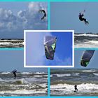 Kitesurfer-Collage