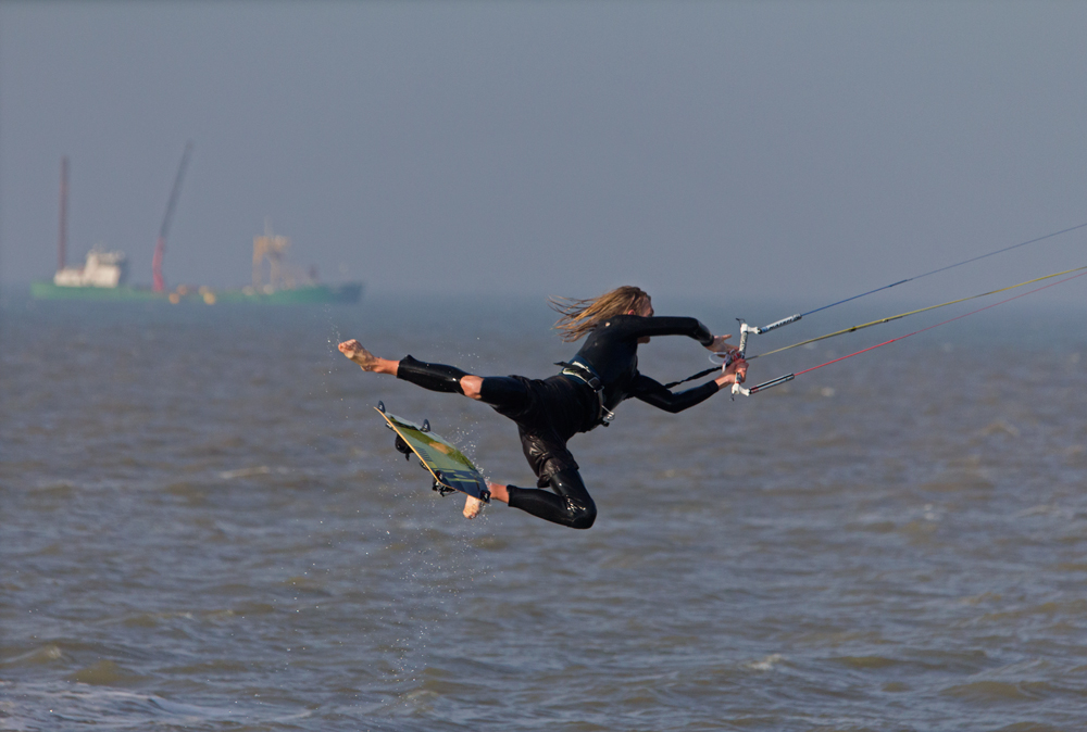 Kitesurfer Hooksiel