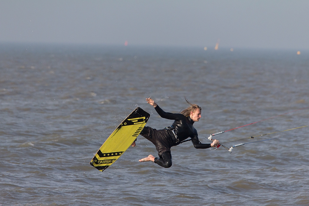 Kitesurfer Hooksiel 2