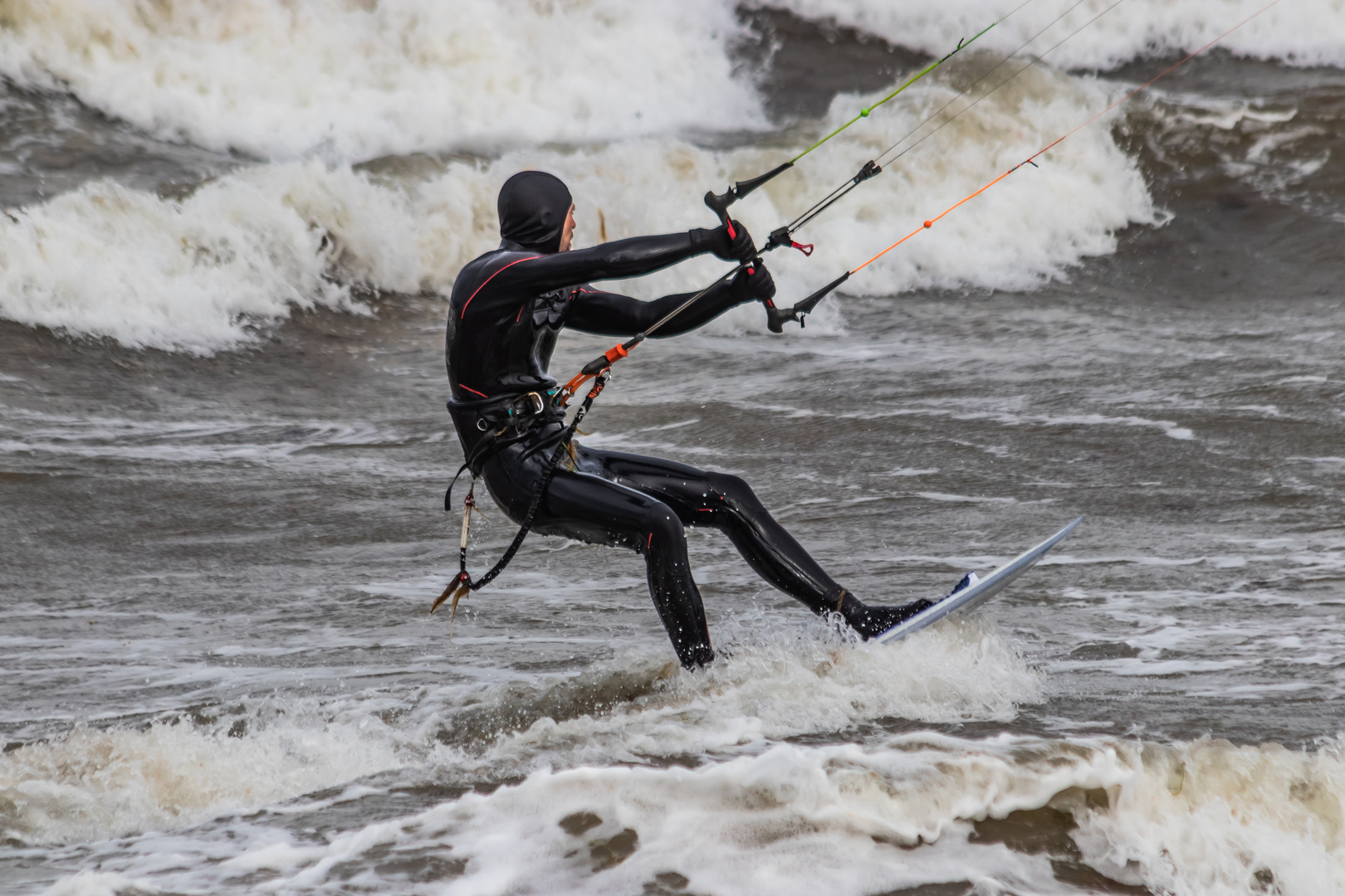 Kitesurfer vor Boltenhagen