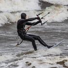 Kitesurfer vor Boltenhagen