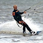 Kitesurfer vor Borkum