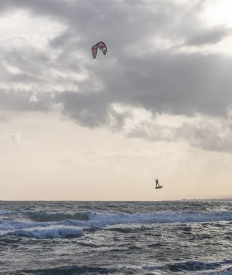 Kitesurfer vor Marbella