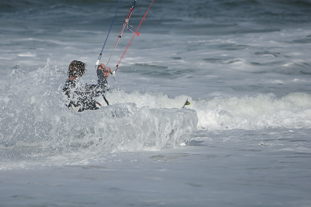 Kitesurfer vor Sylt