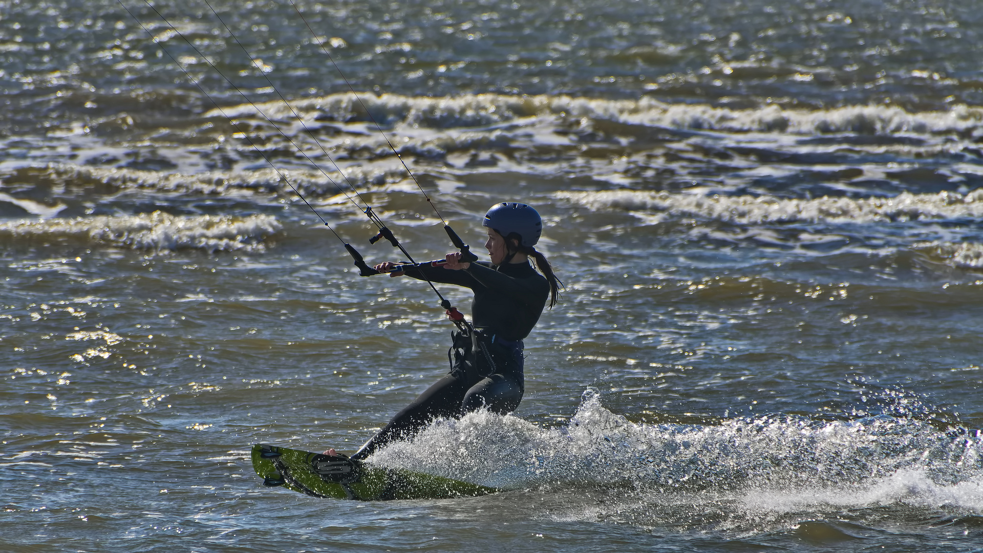 Kitesurferin