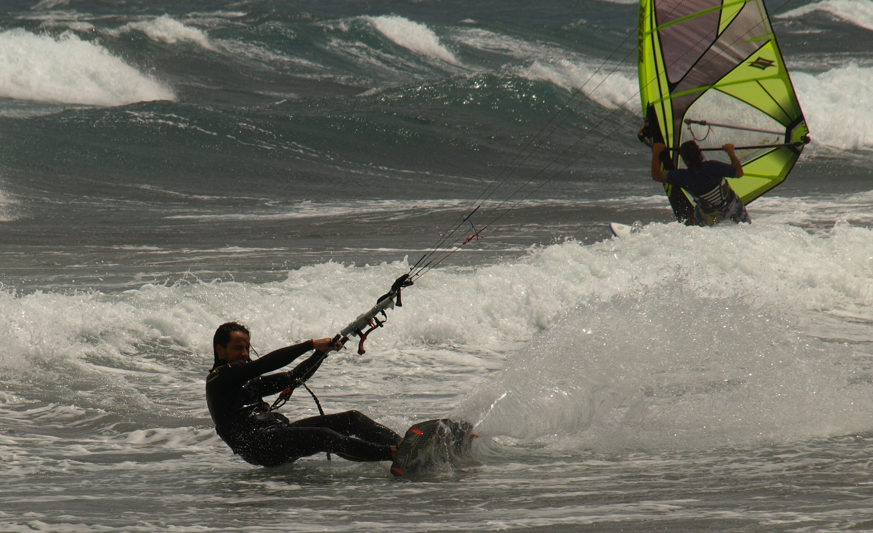 Kitesurfing