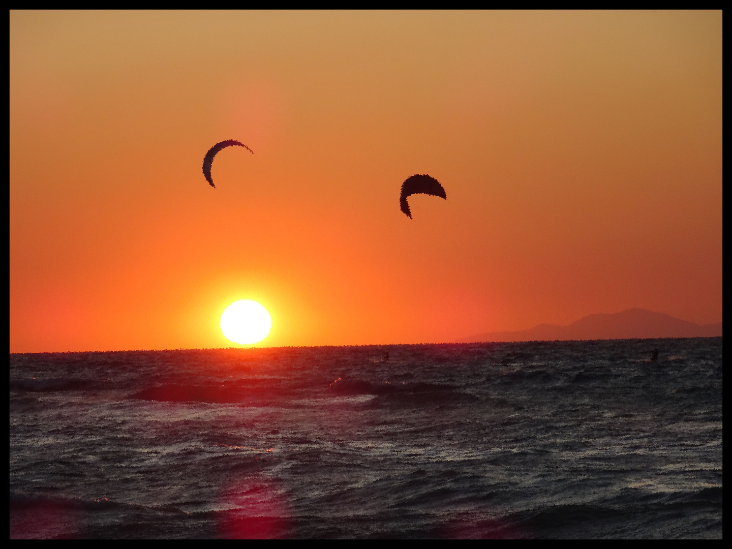 Kitesurfing