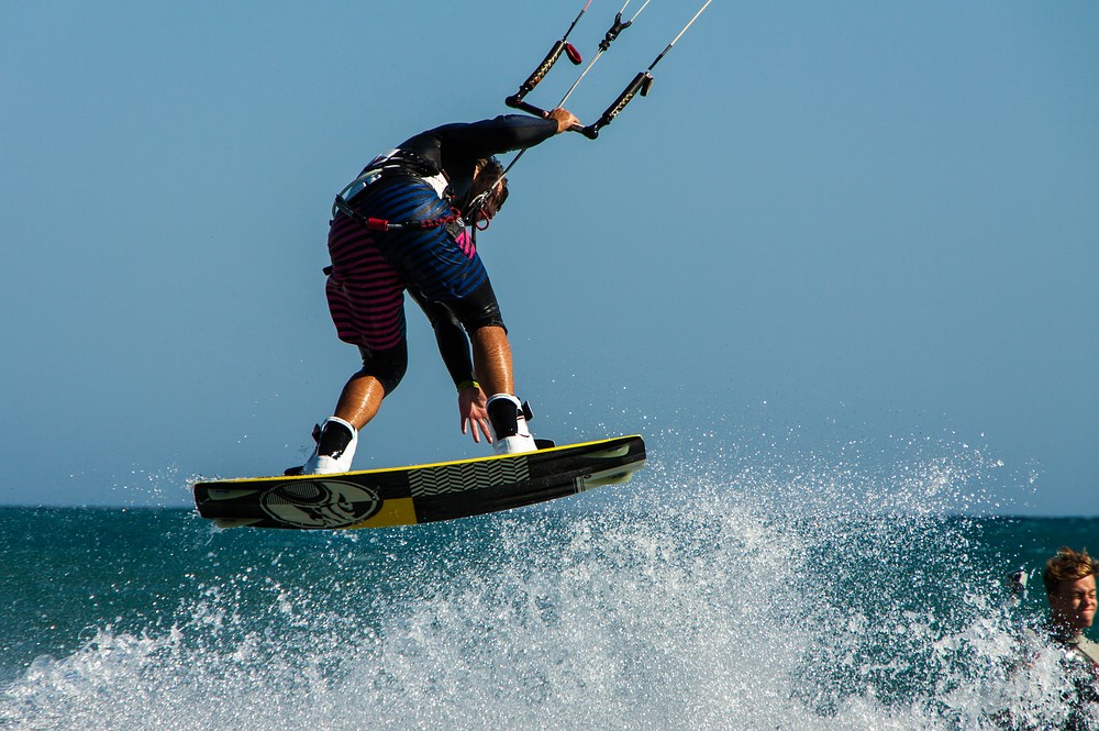 kitesurfing