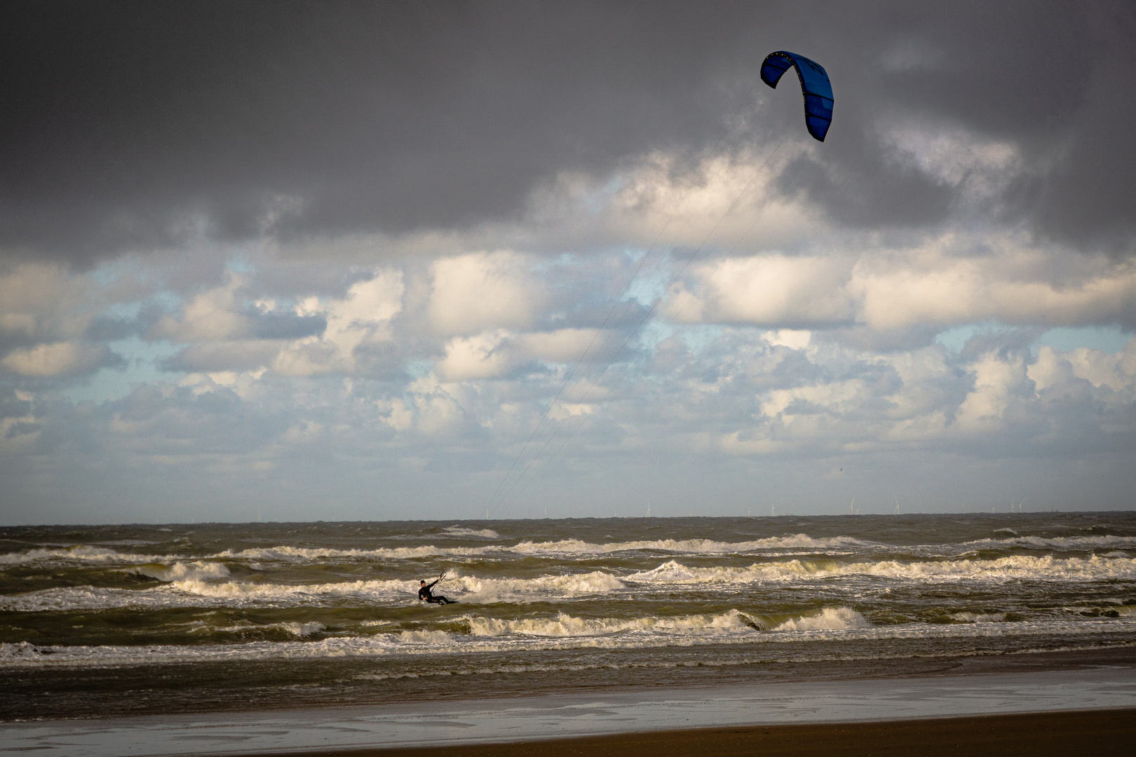 Kitesurfing in der Nordsee