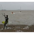 Kitesurfing in der Themse