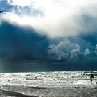 kitesurfing in the North Sea