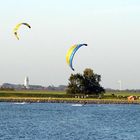 Kitesurfing vor Orth - Fehmarn