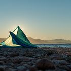 Kitesurfpause am Chiemsee