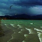 Kitesurver am Chiemsee