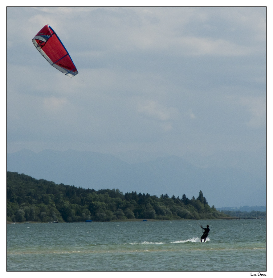 Kiting am Ammersee