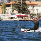 Kiting am Gardasee