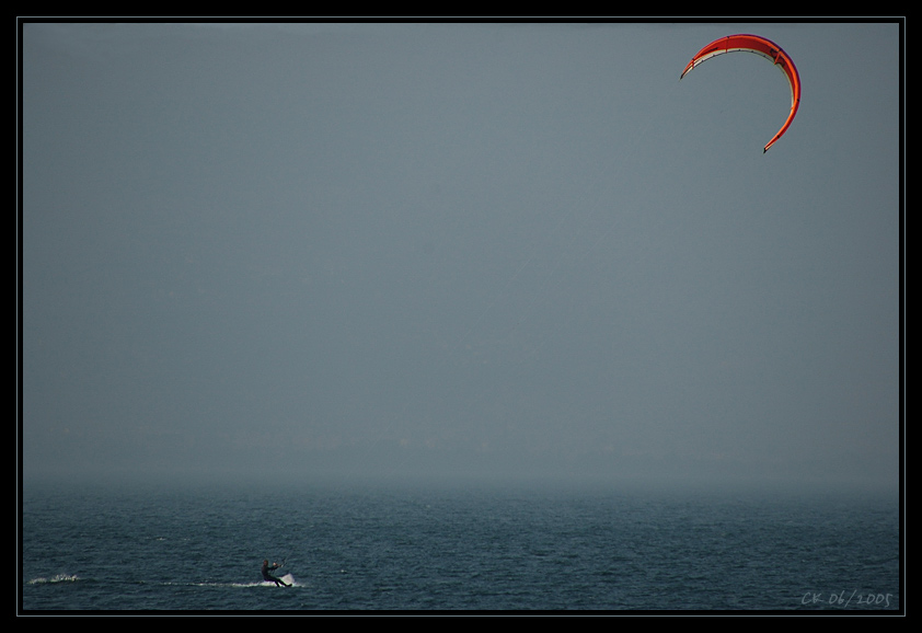 Kiting In Grey