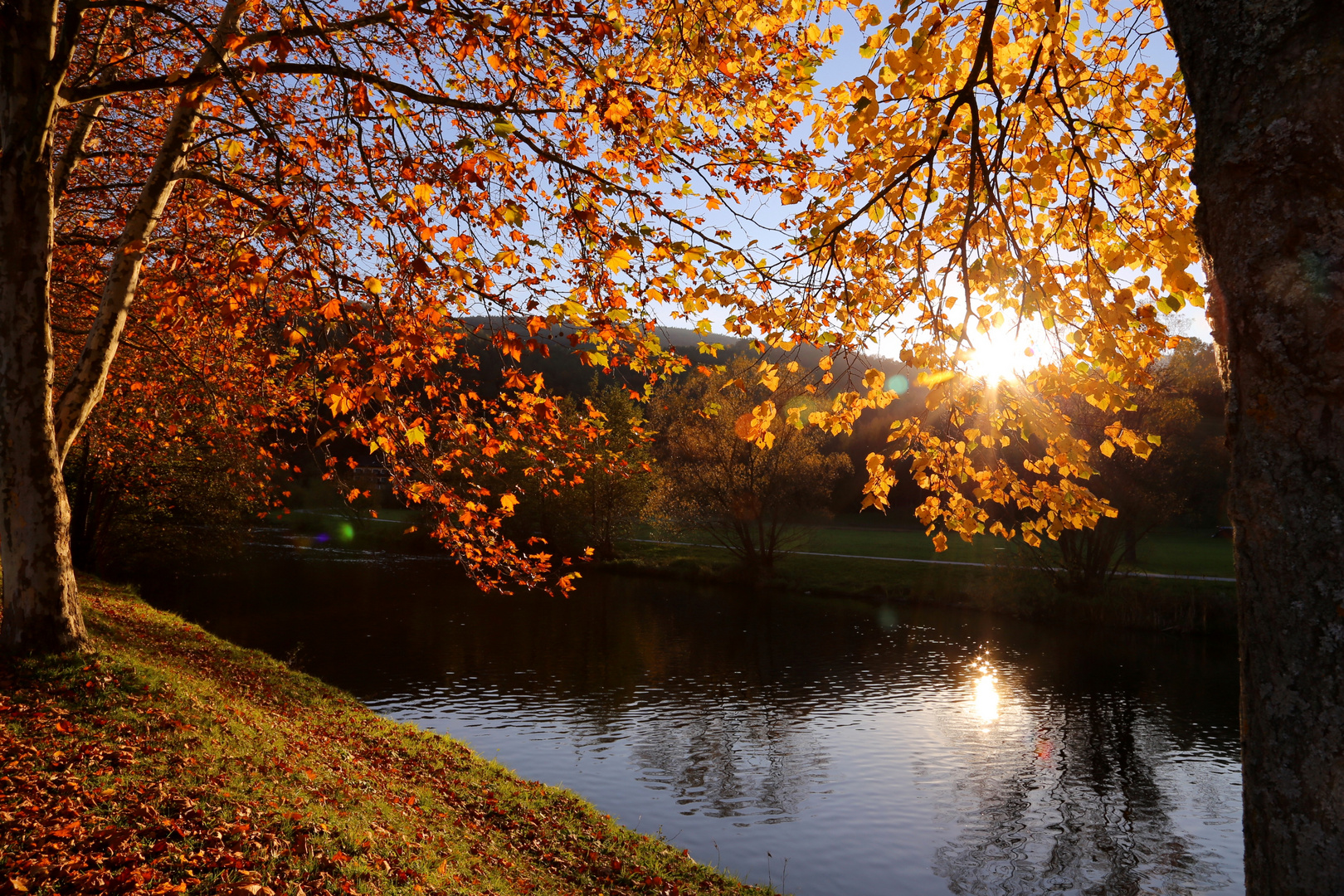 kitischiges Herbstfoto