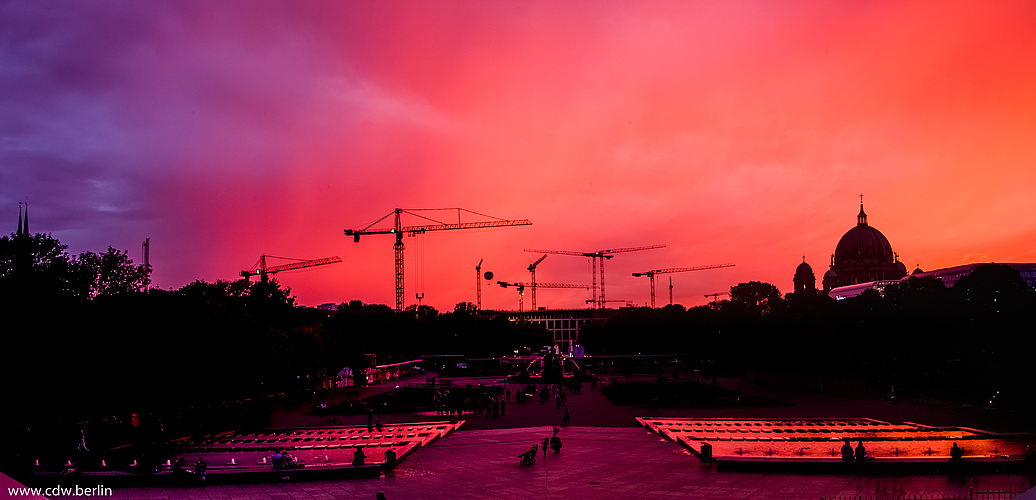 'kitsch'-himmel über berlin 14.10.