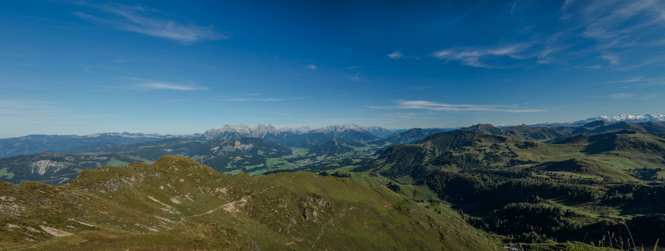 Kitzbüheler Horn Blick nach Osten