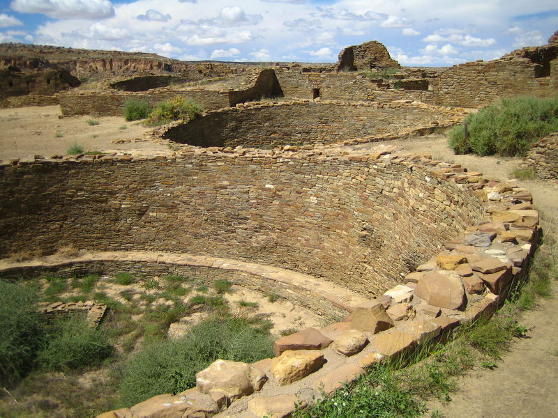 Kivas at Chaco Canyon