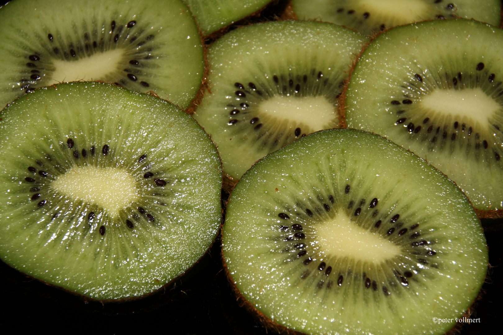 Kiwi scheibchenweise