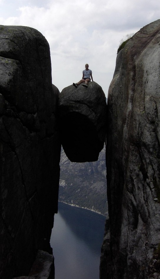 Kjerag Bolten, mutig !