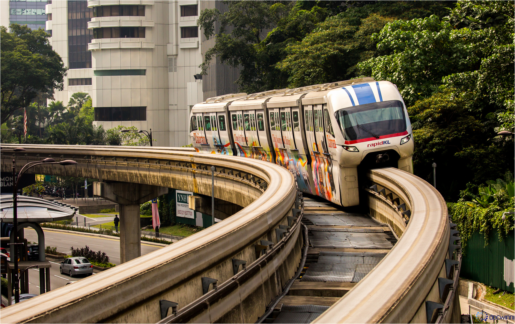KL Monorail Foto & Bild malaysia, reise, eisenbahn Bilder auf