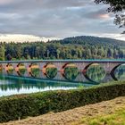 Klamer Brücke (Versetalsperre) gegen 22 Uhr