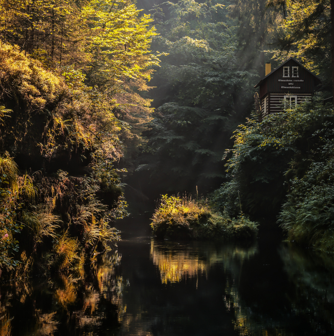 Klamm in Tschechien