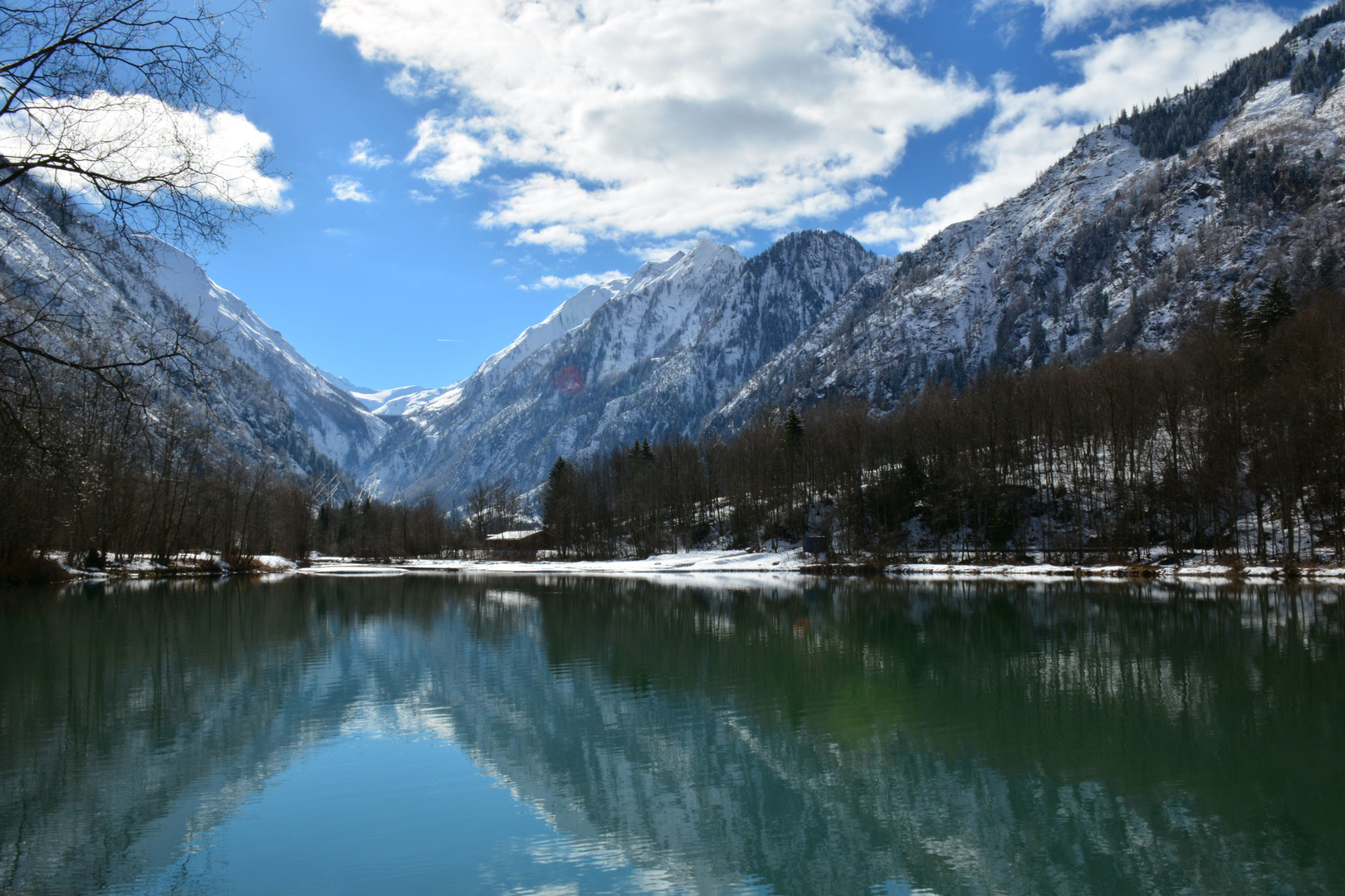 Klammsee mit Gletscher