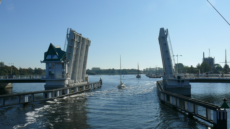 Klappbrücke in Kappeln